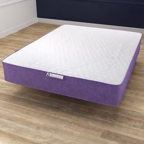 DS Living Reve Tanzanite Hybrid Gel-Flex Memory Foam Mattress in Purple, W/D/H: 135 x 190 x 25.4 cm – 2