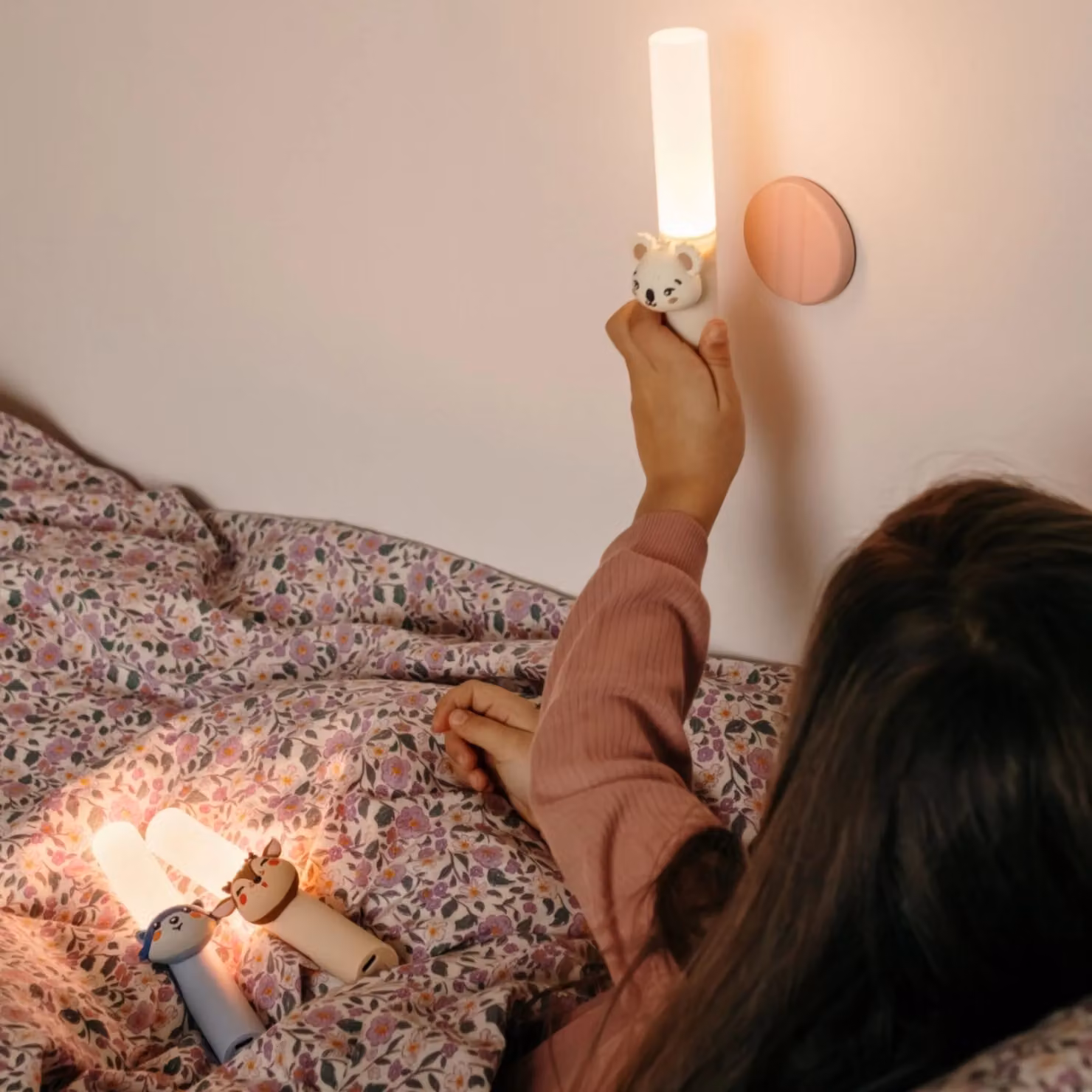 Zoofamily Zoo Light Koala White Silicone Night Light with Timer – 2