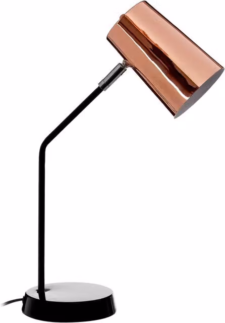 Orsina Contemporary Copper Table Lamp in Gold, Silver or Copper