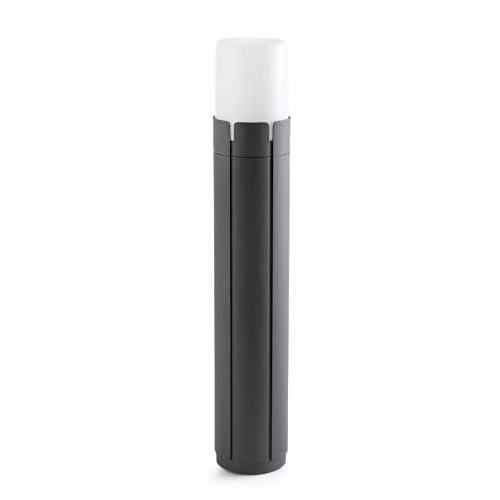 Netlighting Tram Modern Outdoor Bollard Light, Aluminium and Plastic, IP65, E27, White or Grey – 1