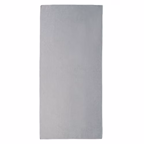 OHS Plain Microfibre Quick Dry Beach Towel in Grey/Anthracite, W/H: 71 x 152 cm – 1