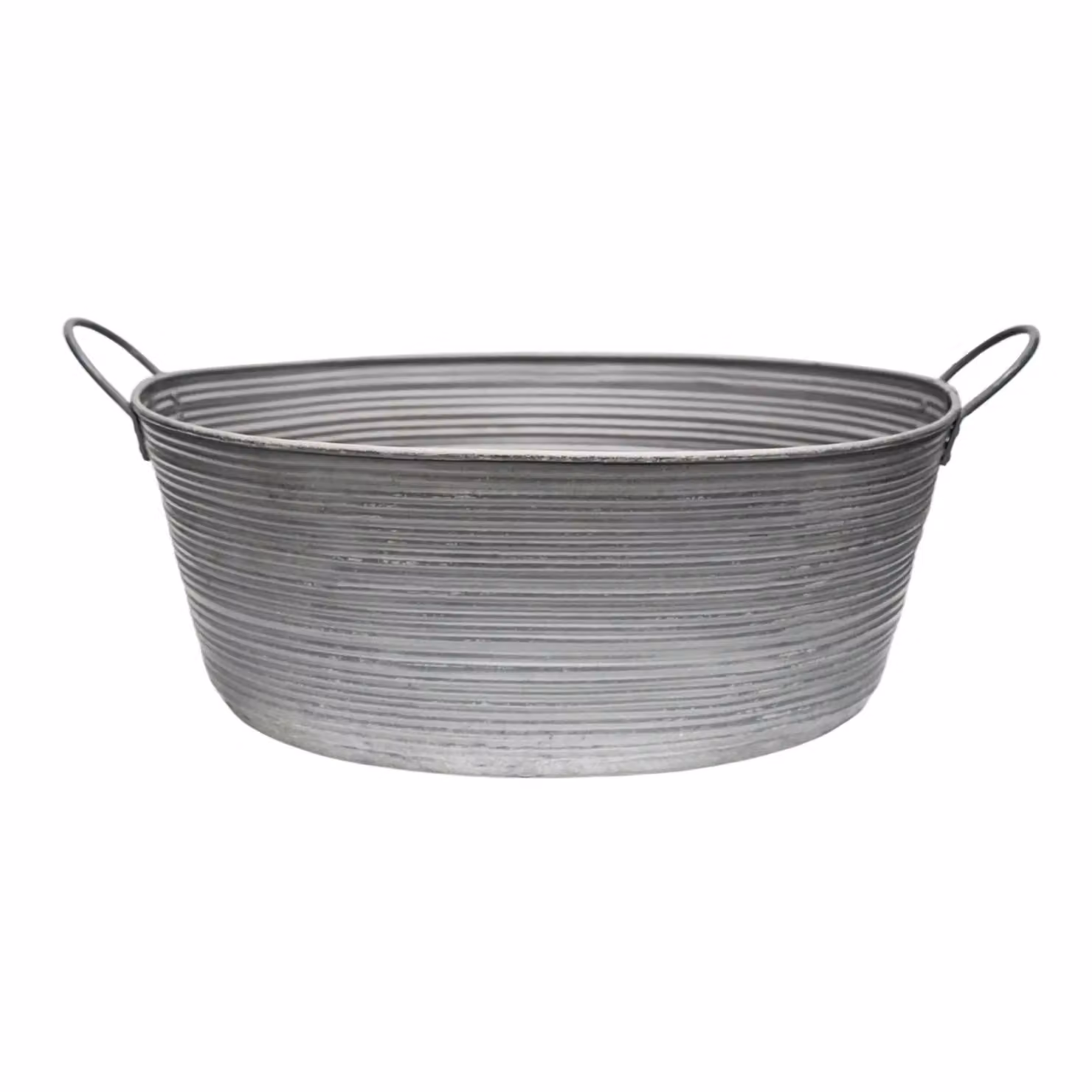 Ivyline Matlock Oval Planter Tub, Grey, W: 48.5 cm, H: 28 cm – 2