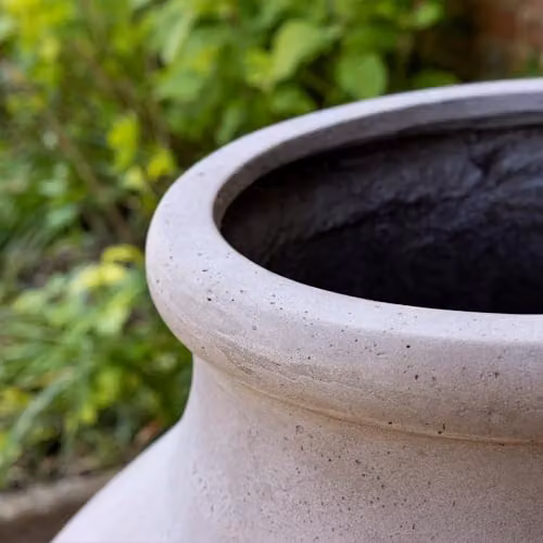 Primrose Brown Concrete Round Planter Urn, Height: 90 cm – 2