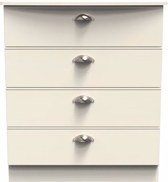 Ready Assembled 2 U Albert 4 Drawer Chest in Beige – 1