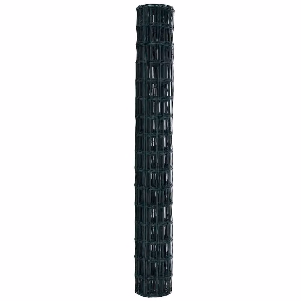 Berkfield Home Euro Fence Green PVC-Coated Steel Fencing, H: 1.6 m x W: 10 m – 4