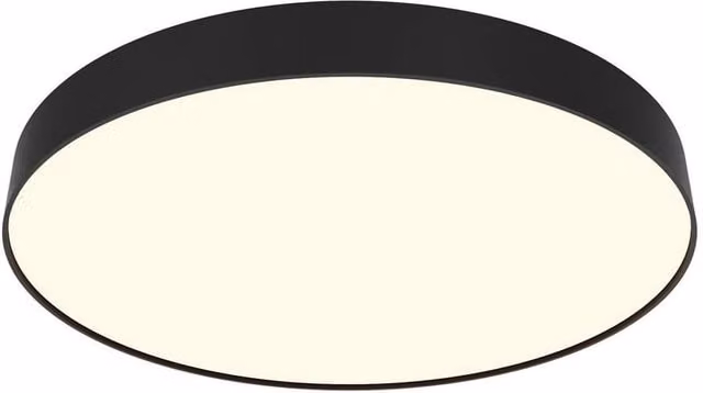 Netlighting Zon Flush Ceiling Light Black 3000K 5160lm