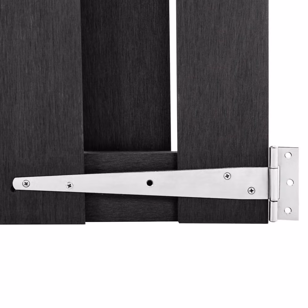 Berkfield Home Durable WPC Sliding Garden Gate, Grey, W: 100 cm, H: 60 cm – 4