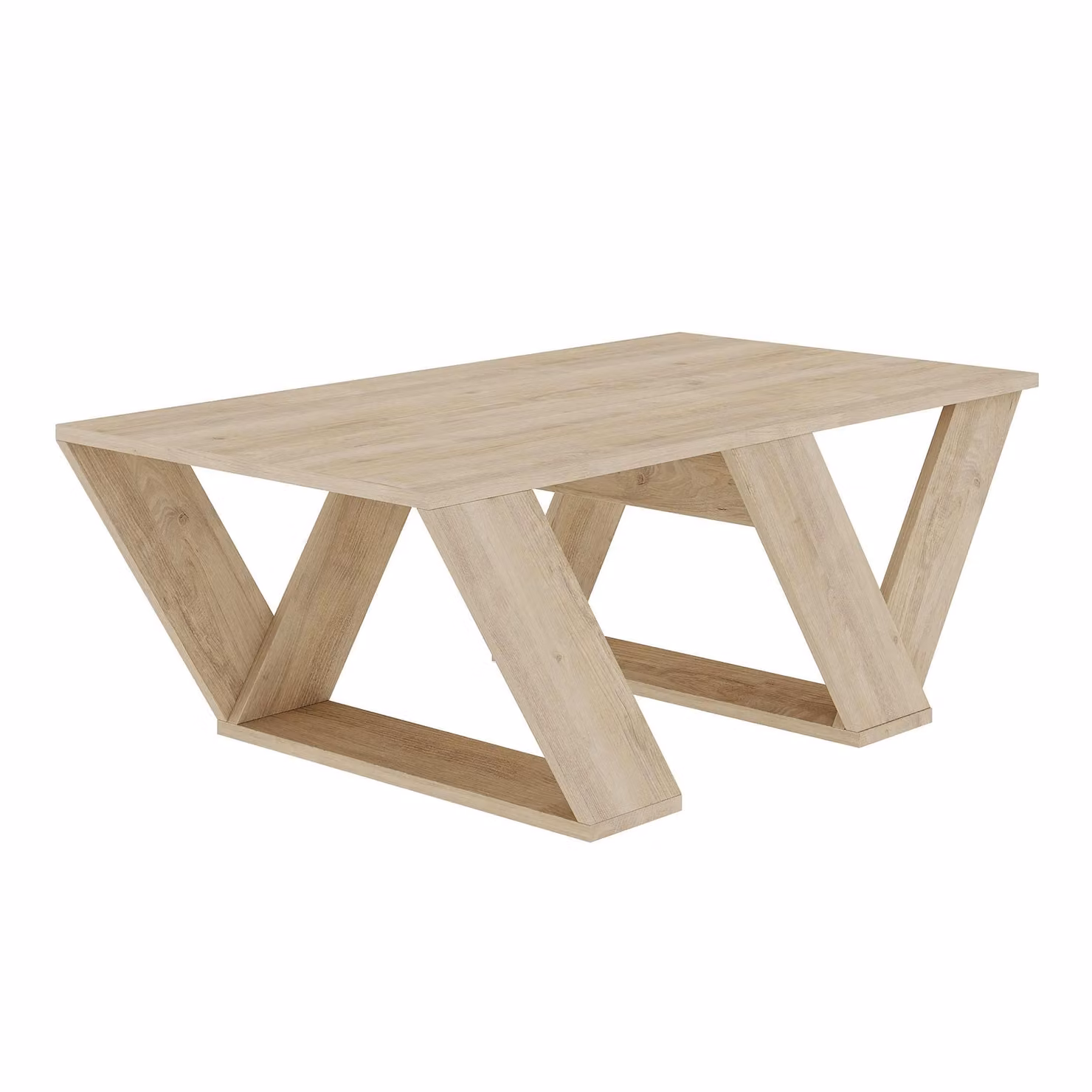 Decortie Pipra Modern Oak Coffee Table – 2