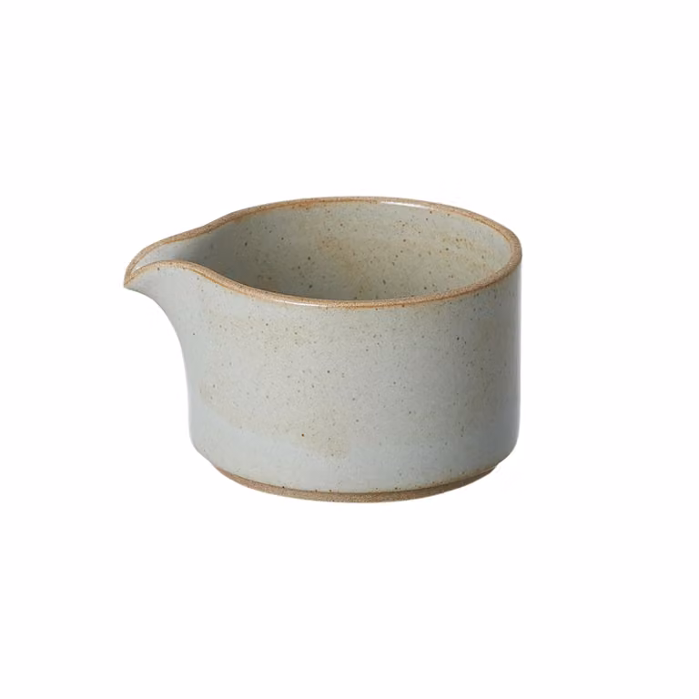 Hasami Porcelain Gloss Grey Ceramic Milk Pitcher Jug