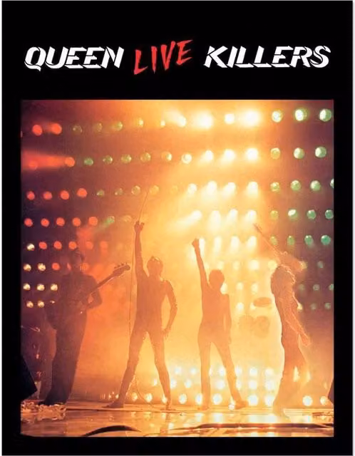 Queen Typography Framed Paper Poster in Black, W: 40 cm, H: 30 cm