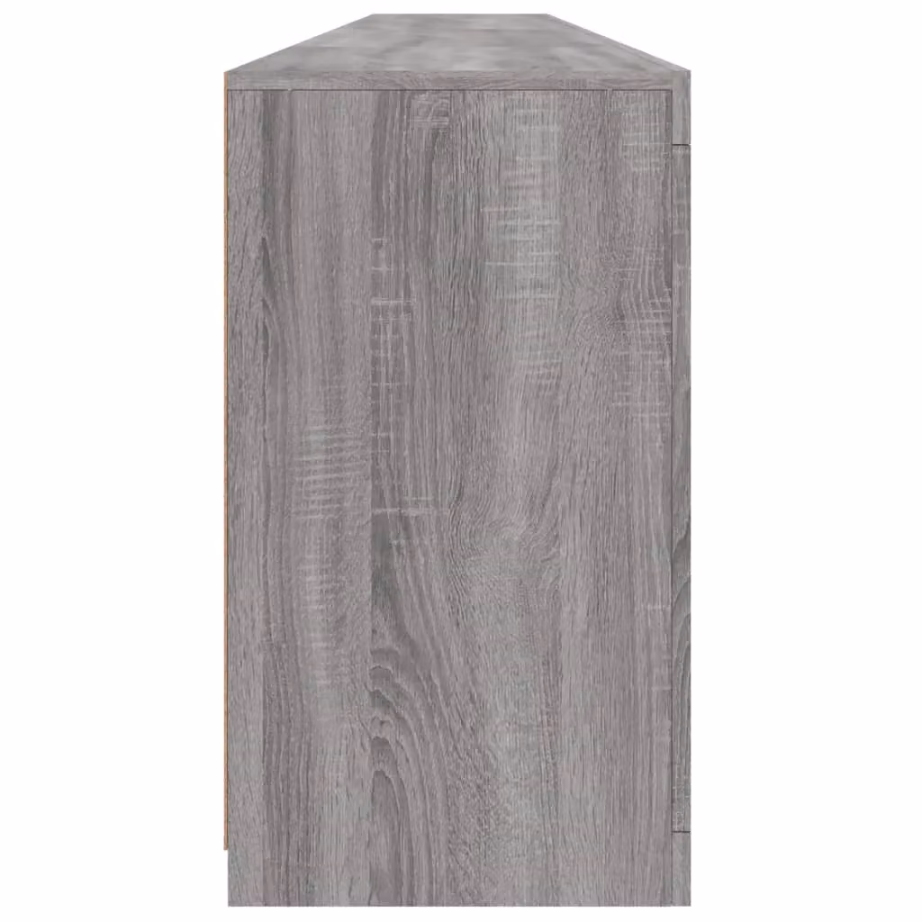 Berkfield Home Modern Grey Sonoma Sideboard with Integrated LED Lights W: 283 cm, D: 37 cm, H: 67 cm – 5