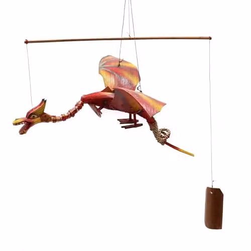 KDMD Red Coconut Dragon Hanging Mobile for Babies – 1