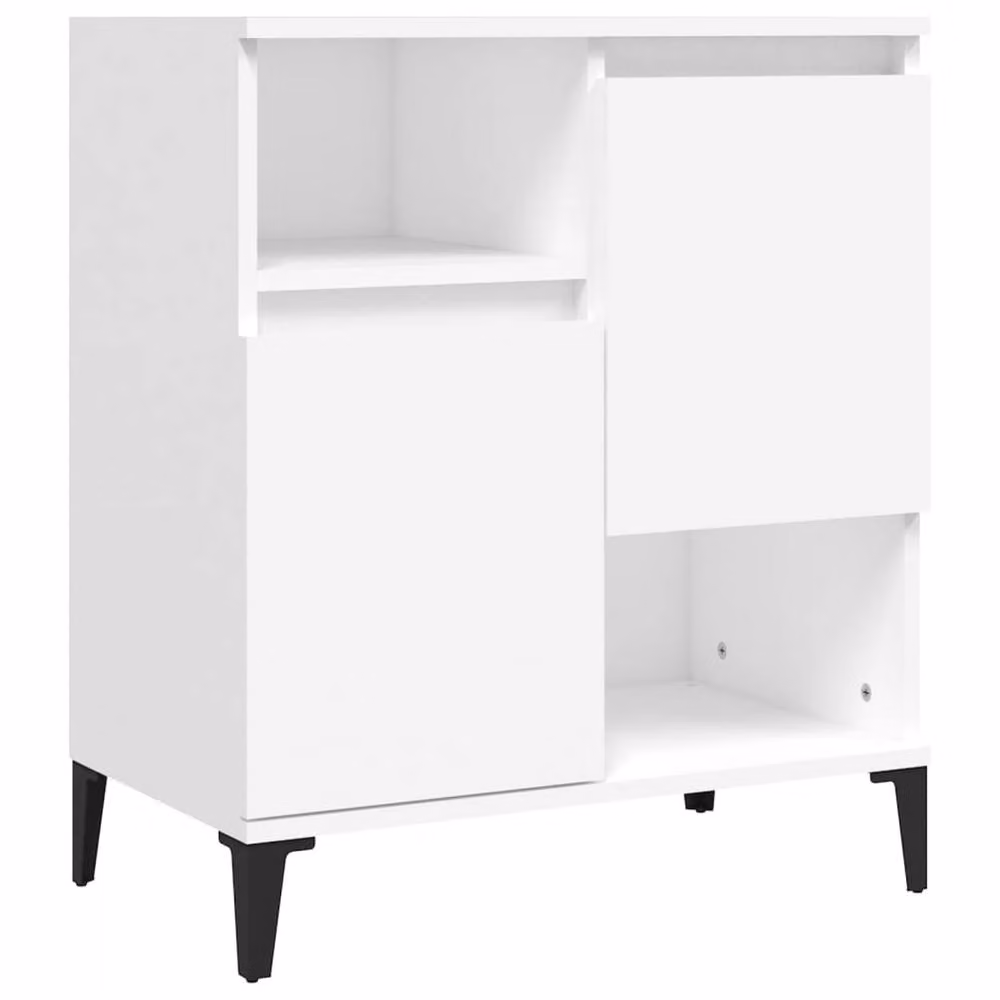Berkfield Home Modern White Sideboard in Matt Engineered Wood W/D/H: 60 x 35 x 70 cm – 2