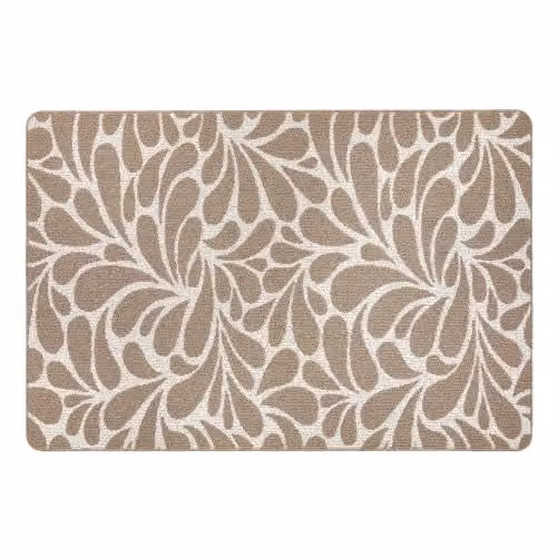 My Mat Sculptured Patterned Raindrop Mink Rug, W: 100 cm, D: 150 cm