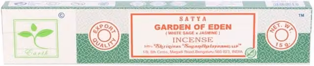 Satya Garden of Eden Earth Floral Incense Sticks, Green