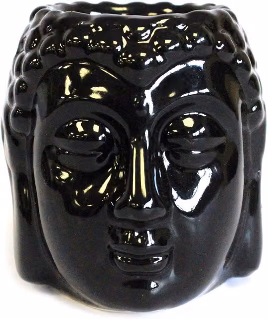 KDMD Black Ceramic Buddha Oil Burner and Tealight Lamp – 2