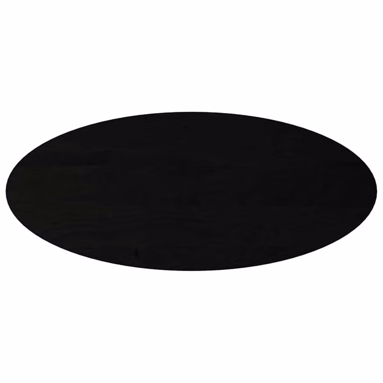 Berkfield Home Oval Solid Wood Oak Table Top, Dark Brown, W: 140 cm, D: 60 cm, H: 2 cm