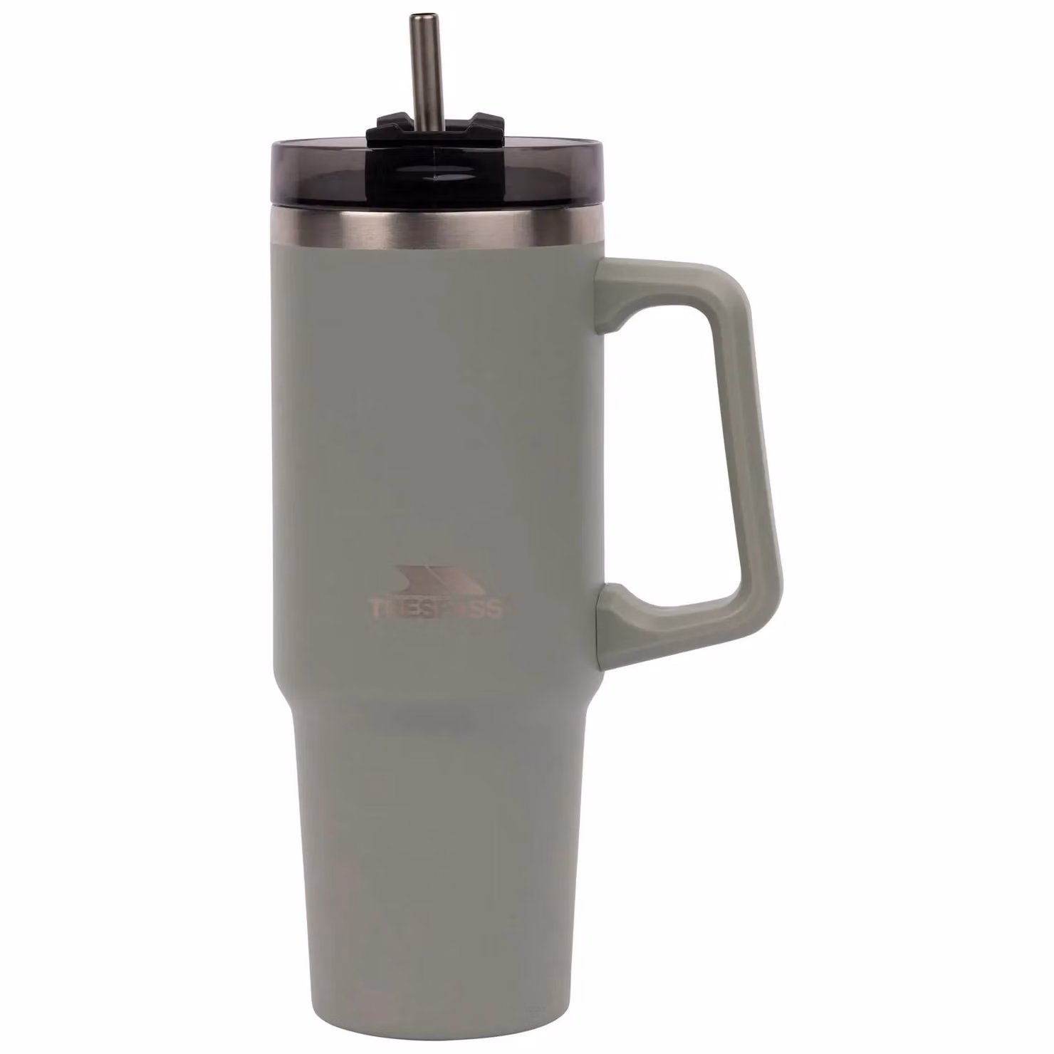 Trespass Bigup Stainless Steel Mug with Lid in Grey – 4