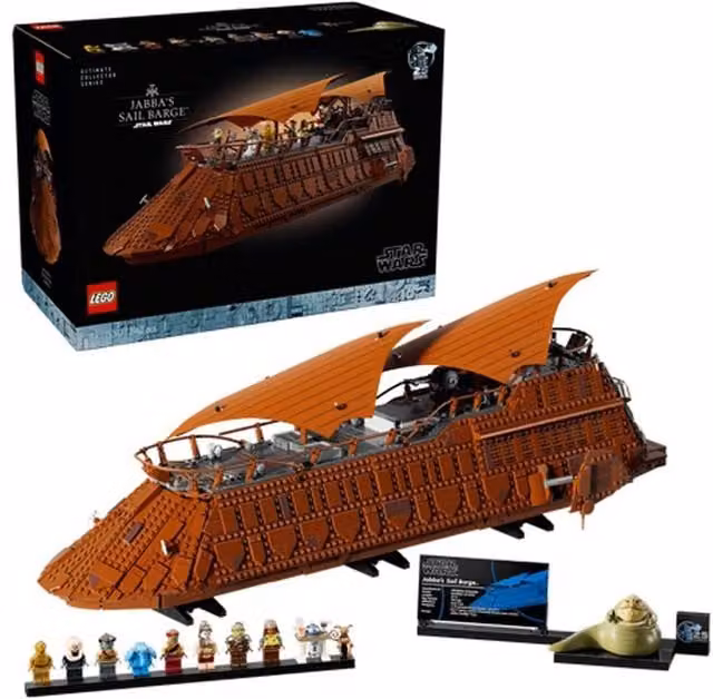 LEGO Star Wars Jabba's Sail Barge 75397 Building Set in Multicolour, Black and Brown