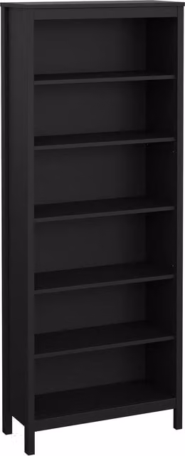 Furniture To Go Barcelona Modern Bookcase in Black – 1