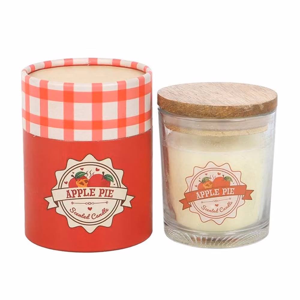 Uniqueful Apple Pie Scented Votive Candle in Multicolour Glass – 2