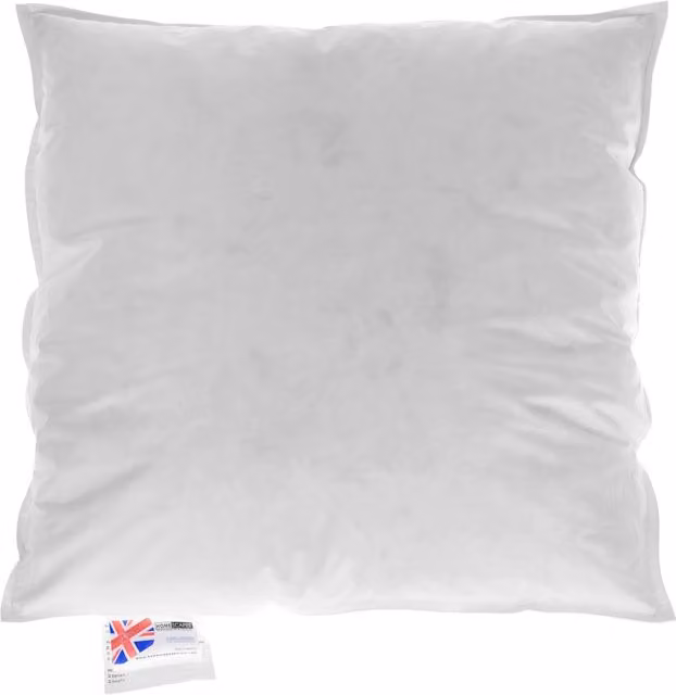 Homescapes White Goose Down and Feather Cushion Pad Insert, W/D/H: 70 x 70 x 70 cm