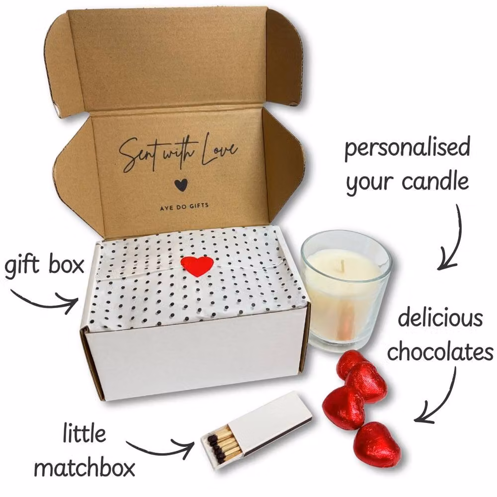 Aye Do Gifts Personalised Grandma's House Funny Candle Gift Set in White – 2