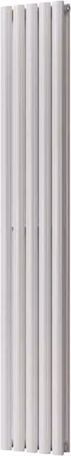 UK Radiators Omeara White Elliptical Tube Vertical Designer Radiator, H: 180 cm, W: 29 cm – 1