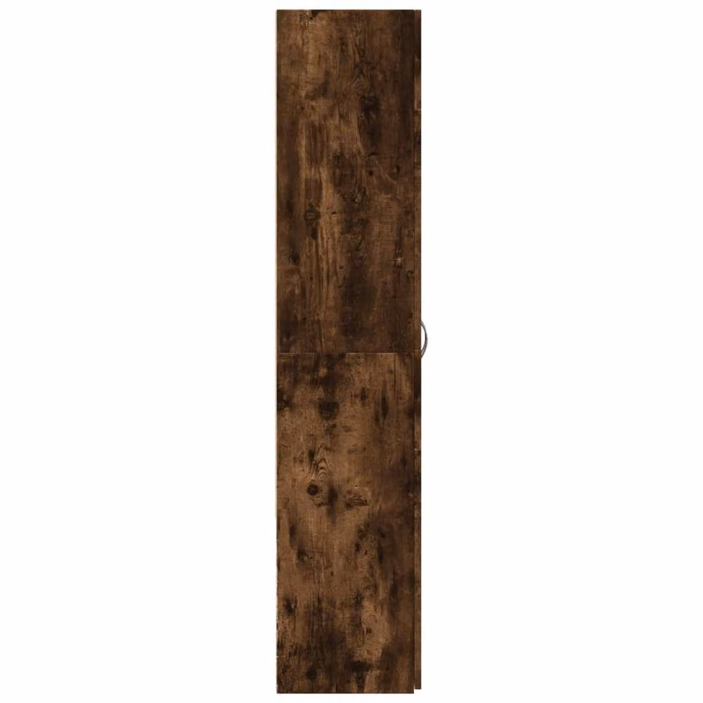 Berkfield Home Smoked Oak File Cabinet in Brown, W/D/H: 60 x 32 x 153 cm – 3