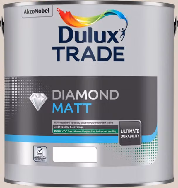 Dulux Diamond Matt Interior Paint in Gentle Fawn, 2.5 l