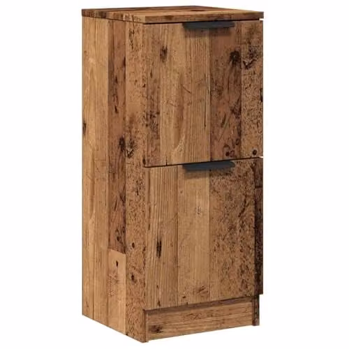 vidaXL Modern Sideboard in Old Wood Brown, Engineered Wood, W/D/H: 30 x 30 x 70 cm – 1