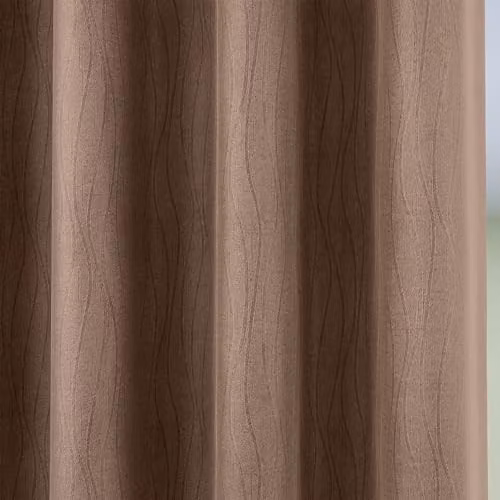Enhanced Living Goodwood Bronze Thermal Blackout Eyelet Curtains, W: 168 cm, H: 229 cm – 3