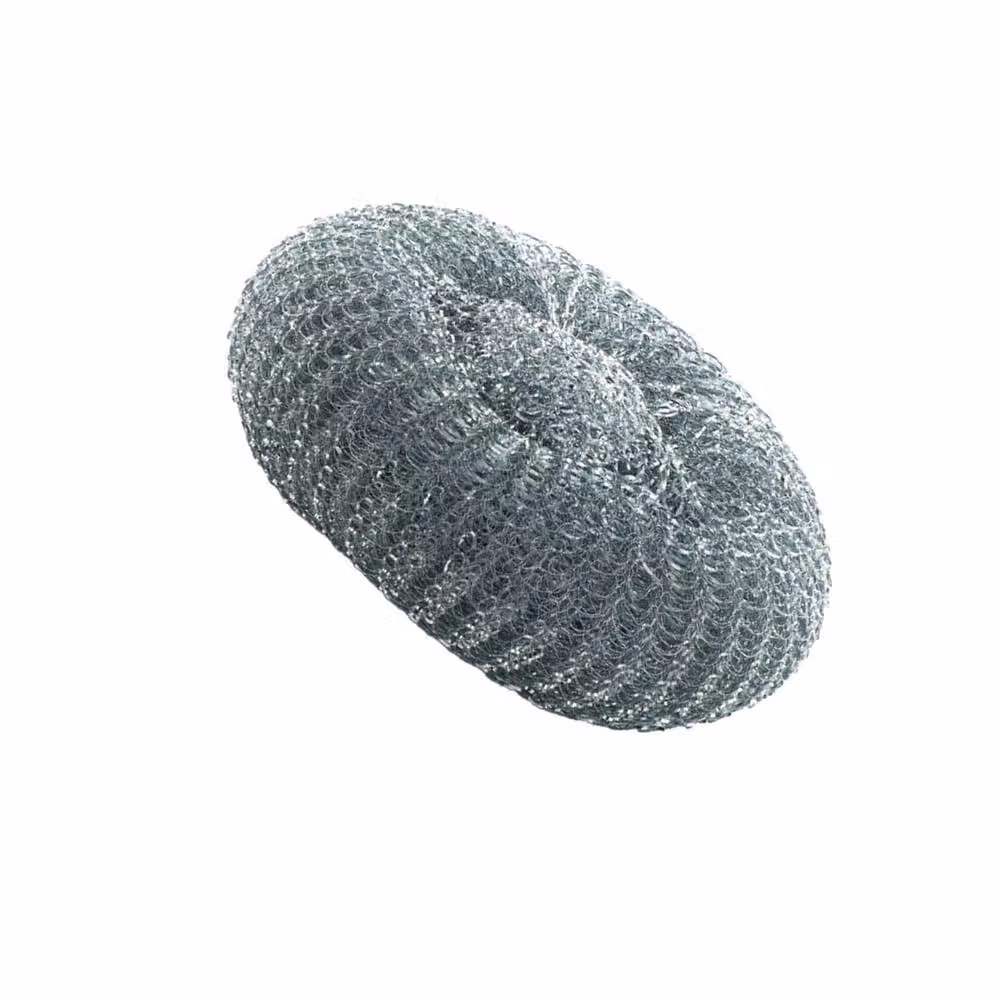 Leecroft XL Silver Galvanised Steel Pot Scrubber – 2