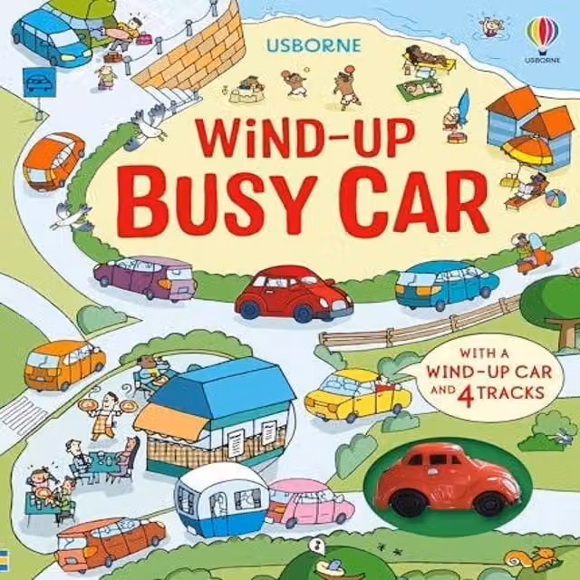 Fiona Watt Wind-Up Busy Car Book, Multicolour Paperback