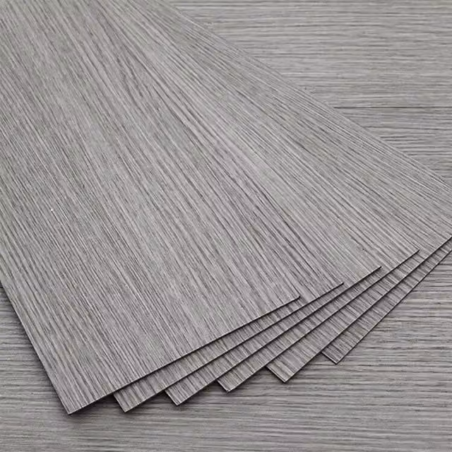 SPETLEK 36-Piece Self-Adhesive Wood-Look PVC Floor Tiles in Grey, W: 52 cm, L: 1000 cm – 1