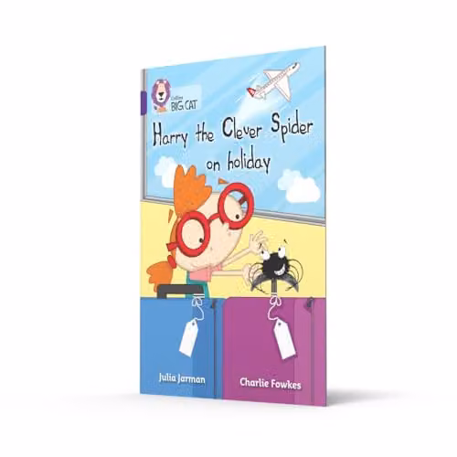 Collins Big Cat Harry the Clever Spider on Holiday: Band 08 Purple Multicolour Book – 2