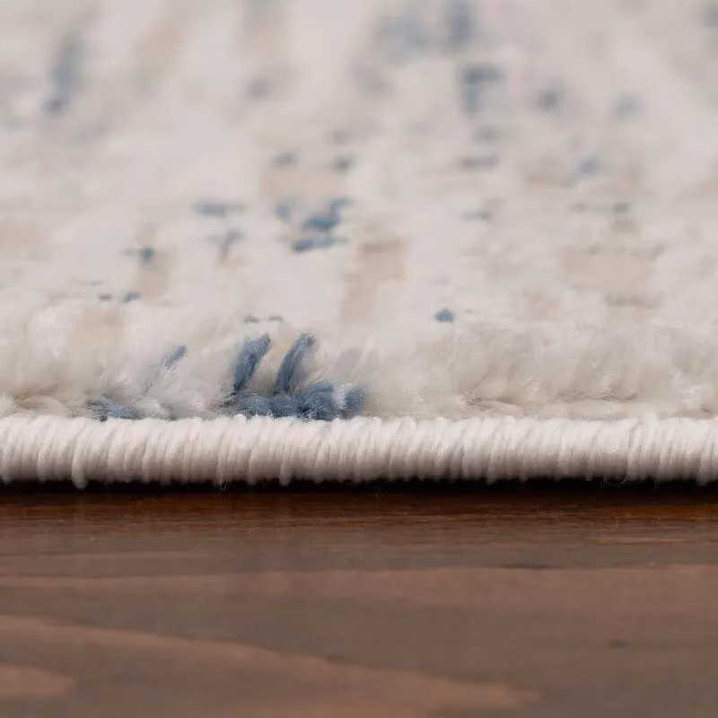 THE RUGS Carmel Abstract Area Rug Runner in Blue, W/D/H: 80 x 300 cm – 3