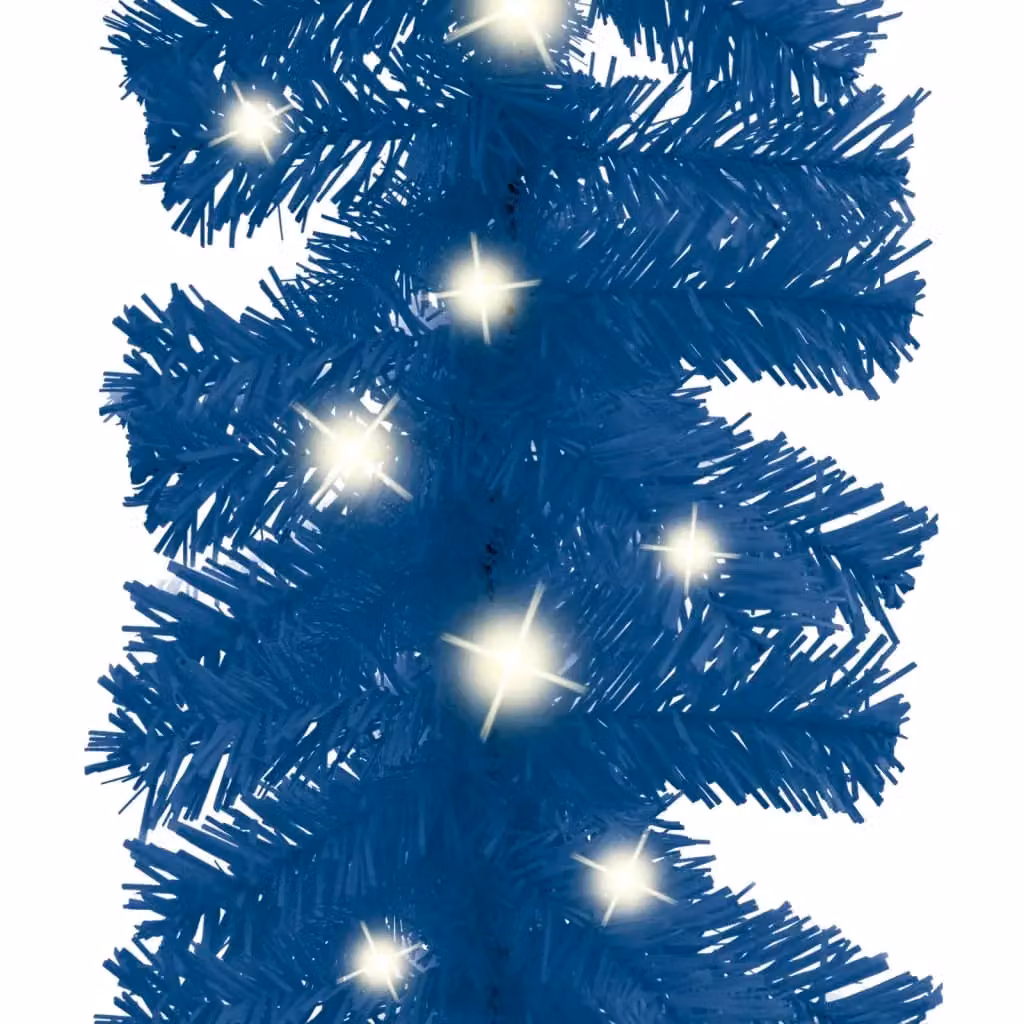 Berkfield Home Christmas Garland with Blue LED Lights, 20 m – 4