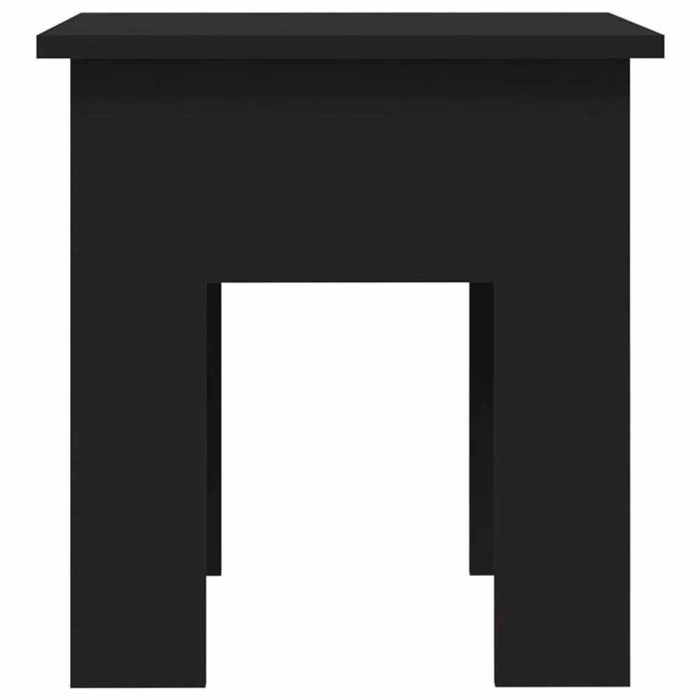 Berkfield Home Black Modern Square Coffee Table, W/D/H: 40 x 40 x 42 cm – 4