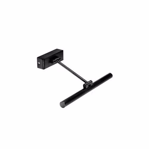 Netlighting Magritte1 Integrated LED Picture Wall Light, Black, 3000K Warm White