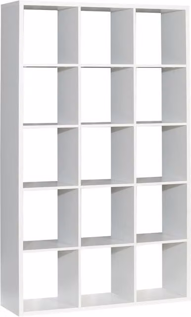 Furniture To Go Mauro 3x5 Cube Storage Unit in White