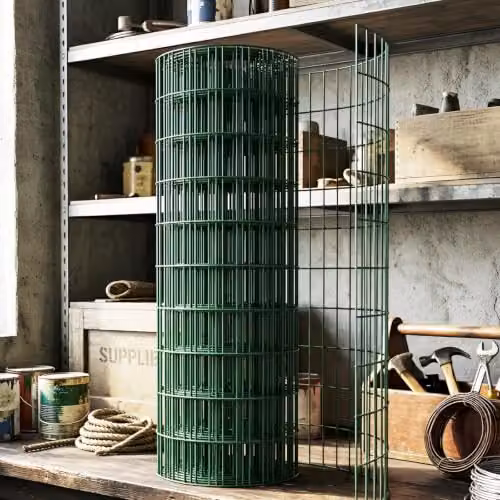 Gr8 Garden Green PVC Coated Steel Mesh Fence Roll – 3