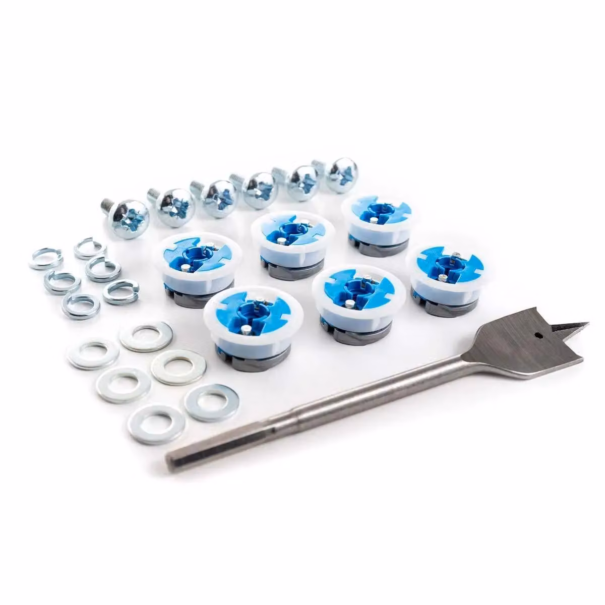 Gripit Blue Heavy-Duty Plasterboard Cavity Anchor TV Mounting Kit, Pack of 6 – 8