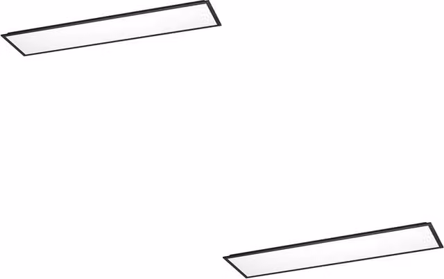 Loops 2 Pack Black Modern Semi Flush LED Ceiling Lights for Indoor Spaces – 1