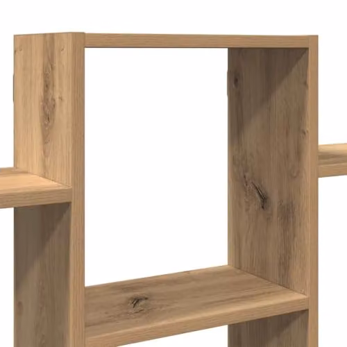 vidaXL Wall Shelf in Artisan Oak, Brown, W/D/H: 159 x 18 x 66 cm – 3