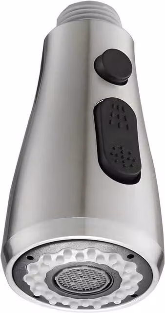 Heable Sleek Kitchen Tap Spray Head Replacement in Brushed Nickel Silver – 1