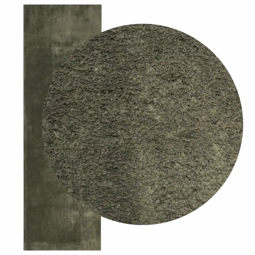 Berkfield Home HUARTE Short Pile Washable Rug, Forest Green, W: 80 cm, L: 250 cm – 3