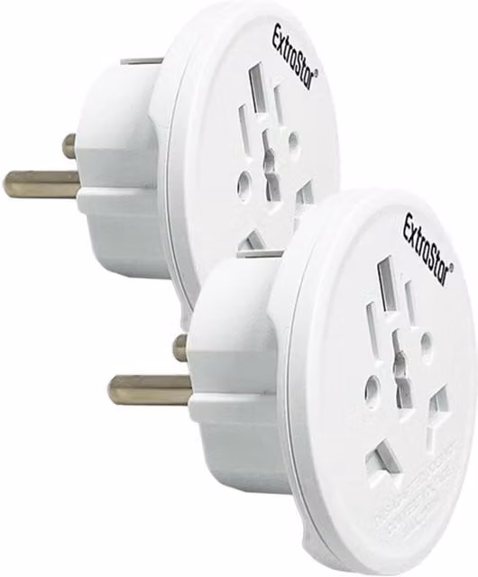 Livingandhome Multi-Region Power Socket Adapter, White