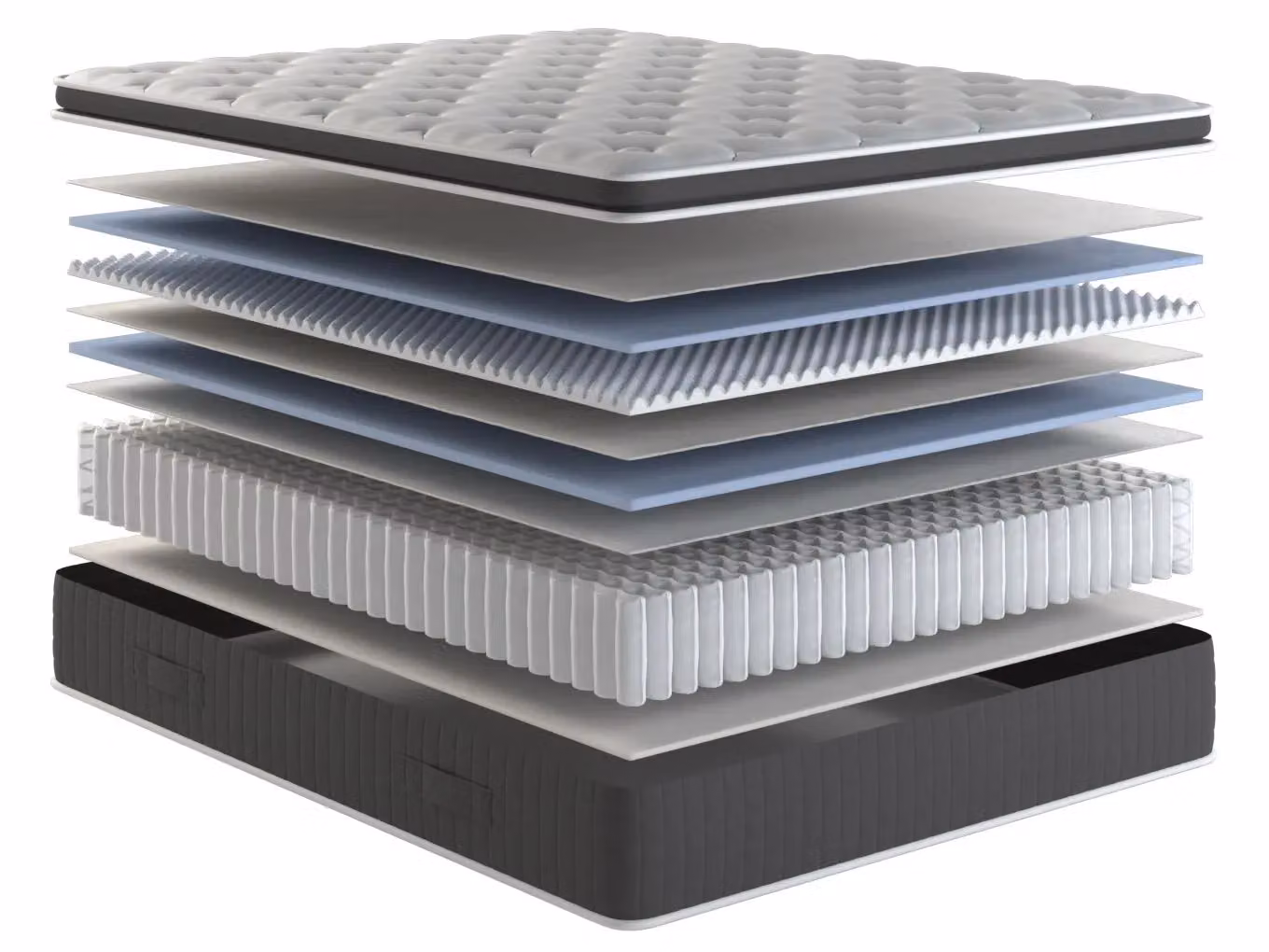 Arthur Sleep Cool Comfort Gel Foam Pocket Spring Hybrid Mattress in White, Single – 6