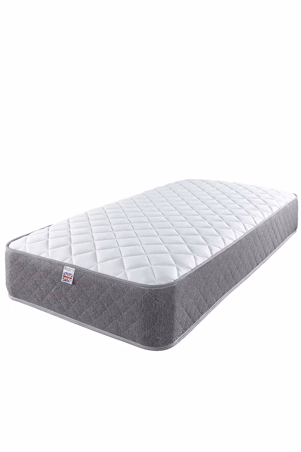 Aspire Soft Bonnell Spring Mattress in White, Double, W/D/H: 140 x 200 cm – 3
